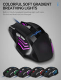 ITLY  Hyperspeed USB Gaming Mouse RGB Backlit Ergonomic Game Mice 7D Esports Wired Mouse