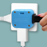 EU Plug 180° Rotatable Socket Adapter Multiprise