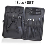 7 or 18 pcs Manicure Cutters Nail Clipper Set