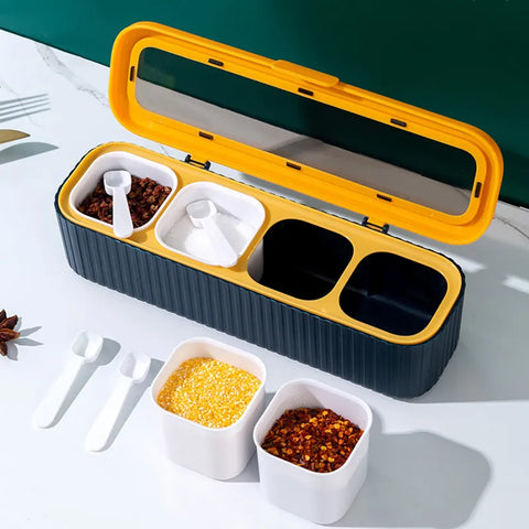 1pc Thickening New Seasoning Box, Set Household Combination Seasoning Box