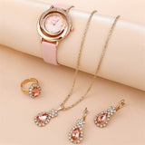 5PCS Set Luxury Watch Women