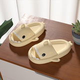 Summer Women Shark Slippers Anti-skid EVA Solid Color