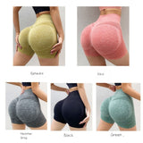 Lady Yoga Shorts High Waist Workout Shorts