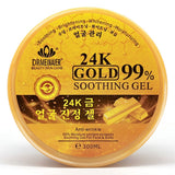 300ml 24K Gold Soothing Facial Gel Moisturizing Wrinkle Free Skin Care