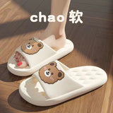 Summer  Bear Slippers Women