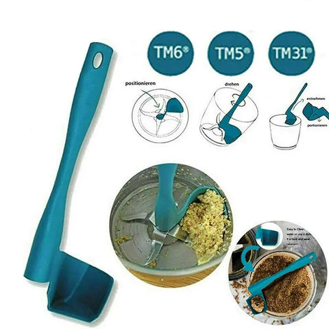 Rotating Spatula Scraper for Kitchen Thermomix