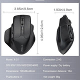 E-YOOSO X-31 USB 2.4G Wireless Gaming Large Mouse