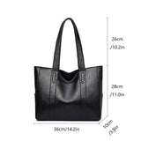 Big Soft Leather Bag Female