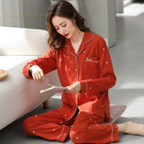 Knitted Cotton 2 Piece sets Women's Pajama