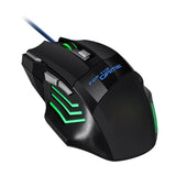 ITLY  Hyperspeed USB Gaming Mouse RGB Backlit Ergonomic Game Mice 7D Esports Wired Mouse