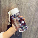 500ml Plastic Transparent Water Bottle