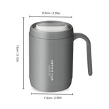 Large Thermal  Grey Portable Office Cup