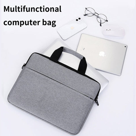 Laptop Shoulder Bag 15.6-Inch Durable And Water-Repellent Fabric