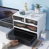 Desktop Storage Letter Plastic Gray Box Small Items