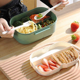 Single Double-layer Lunch Box Portable