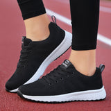 Women Casual Breathable Walking  Flat Sneakers