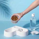 Bowl-Pet and Food Bowl Set with, Pet Feeding Bowl Suitable for Cats and Small Dogs