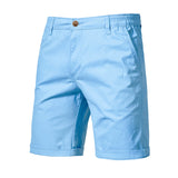 100% Cotton Solid Shorts Men