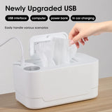 Baby Wet Wipe Heater Warmer with LED Display Wet Towel Dispenser Portable