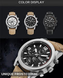 MEGIR Chronograph  Luxury Casual Sports Watches