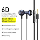 Baseus Bass Sound Earphone In-Ear Sport Earphones with mic