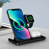 15W 3 in 1 Wireless Charger Stand