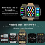 Rugged Military Smart Watch Men