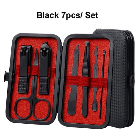 7 or 18 pcs Manicure Cutters Nail Clipper Set