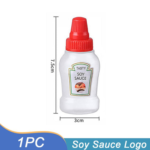 Mini Tomato Ketchup Bottle Portable Sauce Salad Squeeze Bottle