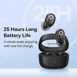 Baseus WM02 Wireless Earphones TWS Bluetooth 5.3 Headphones, Mini and compact Comfortable wear, 25 hours Long Battery Life