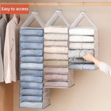 1pc Wardrobe Hanging Storage Bag Cabinet Organizer