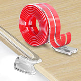 1/2/3M Table Edge Guard Furniture Corner Protector Strip Self Adhesive Transparent