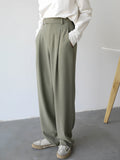 CHICVEN  Women Suit Pants Wide Leg