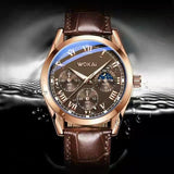 Men's Casual belt quartz watch