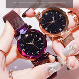 Womens Fashion Starry Sky Watches