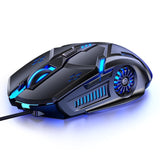 Silver Eagle G5 Mute Wired Mouse Six Keys Luminous Game