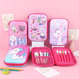 3D EVA Cute Pencil Case Cartoon Stationery Box