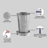 Stainless Steel Folding Cup Portable Outdoor Travel Camping