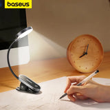 Baseus Clip Table Lamp LED Desk Lamp Flexible Touch