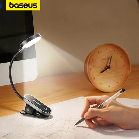 Baseus Clip Table Lamp LED Desk Lamp Flexible Touch