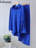 Blue Trouser Suit Set for Women