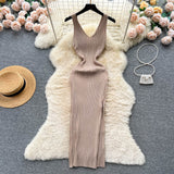 YuooMuoo Chic Fashion Wrap Hips Split Knitted