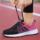 Women Casual Breathable Walking  Flat Sneakers