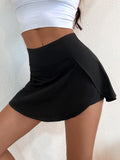 High Waist Sports Culottes Women