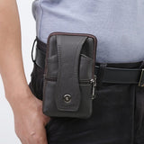 Men Leather Waist Bag