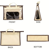 Handbag Dust Bags Clear Purse Storage Organizer For Close