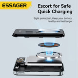 Essager 20W Magnetic Wireless Charging 10000mAh Mini Power Bank With Phone Holder