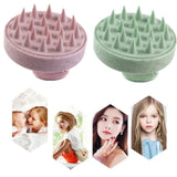 Silicone Shampoo Brush Head Scalp Massage Comb Hair