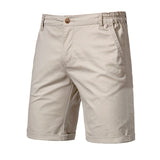 100% Cotton Solid Shorts Men