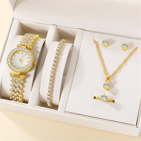 6PCS Set Luxury Watch Women